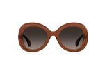 Moschino Zonnebril met rond montuur voor dames/dames (Rood)