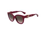 Moschino Dames/Dames Gesp Zonnebril (Rood/Bruin)