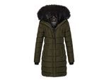 Navahoo dames lange winterjas Lotusblüte Princess – Warm & Elegant
