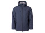 Aquascutum Active marineblauwe Shell Mid Parka-jas
