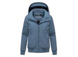 Marikoo dames winterjas Mooni 16 in bomberstijl met capuchon