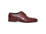 Antique Rogue Heren Burgundy Leren Oxford Derby Brogue - Luca