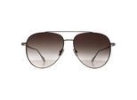 Salvatore Ferragamo Aviator Heren Licht Goud Bruin Kleurverloop SF308S