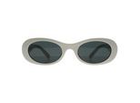 Miu Miu MU06ZS 1425S0 wit ivoor donkergrijs zonnebril