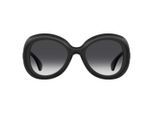 Moschino Bold ronde zwarte zonnebril