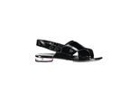 Kreuzriemen Slingback Sandalen