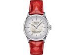 Tissot T-Classic Chemin Des Tourelles Powermatic 80 Damenuhr Rot T1392071611100