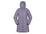 Mountain Warehouse Dames/Dames Florence lange gewatteerde jas (Donker paars)