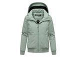 Marikoo dames winterjas Mooni 16 in bomberstijl met capuchon