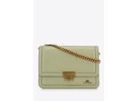 Wittchen Dames Leren Crossbody Tas met Ketting, Pistache, Natuurlijk Leer