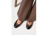 Wittchen Damen-Ballerinas mit Leopardenmuster aus echtem Leder
