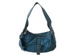 Wayfarer schouderhandtas geprinte portemonnee dames blauw