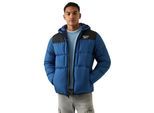 Reebok Heren Kleurblok Reversible Puffer Jacket (Blauw)