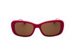 Love Moschino Fuchsia Roze Montuur Bruine Glazen Zonnebril