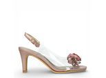 Laura Vita Mira 05 slip-on Cinderella pumps met taps toelopende hak en enkelbandje voor dames