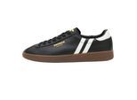 Patrick Mens Monaco Suède Cupsole Sneakers (Zwart/Wit/Donkergum)