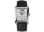 Frédérique Constant Carree Heart Beat Herrenarmbanduhr Schwarz FC-311S4C26