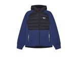 Reebok Heren Mixed Media Jacket (Batik Blauw)