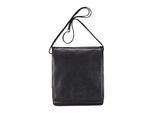 Vintage zwarte leren messenger schoudertas crossbody reistas - Ranger