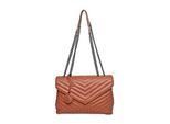 Luisa Vannini Brown Rundleer Tas