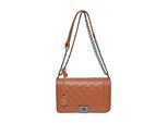 Anna Luchini Brown Rundleer Tas