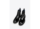 Wittchen Herren-Kampfstiefel aus Lackleder, schwarz