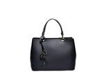 Isabella Rhea Zwart Rundleer Tas