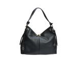 Isabella Rhea Zwart Rundleer Tas