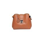 Luisa Vannini Brown Rundleer Tas