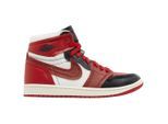 Nike Dames/Dames Air Jordan 1 Leren Trainers (Rood, Wit, Zwart)