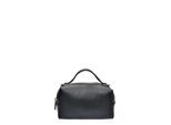 Isabella Rhea Zwart Rundleer Tas