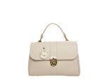 Roberta M Beige Rundleer Tas