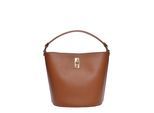 Luisa Vannini Brown Rundleer Tas