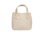 Luisa Vannini Beige Rundleer Tas