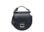 Roberta M Zwart Rundleer Tas