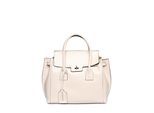 Luisa Vannini Beige Rundleer Tas