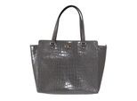 Kate Spade Grijze Croco Geëmbossede Leren Elissa Bristol Drive Tote Handtas
