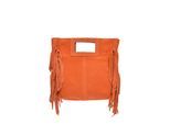 Anna Luchini Oranje Rundleer Tas