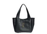 Roberta M Zwart Rundleer Tas