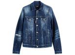 Dsquared2 Dan Marineblauw Jeansjack