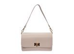 Roberta M Beige Rundleer Tas