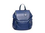 Luisa Vannini Blauw Rundleer Tas