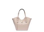 Isabella Rhea Beige Rundleer Tas