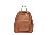 Anna Luchini Brown Rundleer Tas