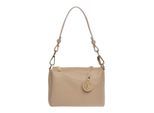 Luisa Vannini Beige Rundleer Tas