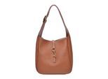 Anna Luchini Brown Rundleer Tas