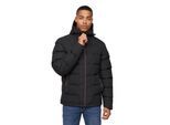 Crosshatch Heren Kampnew jas met reliëf (Zwart)
