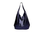 Luisa Vannini Blauw Rundleer Tas