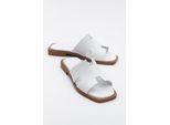 Jez Leder Slide Sandale (Women)