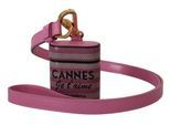 Dolce & Gabbana Chic Leren AirPods Hoes in Vrouwen Roze